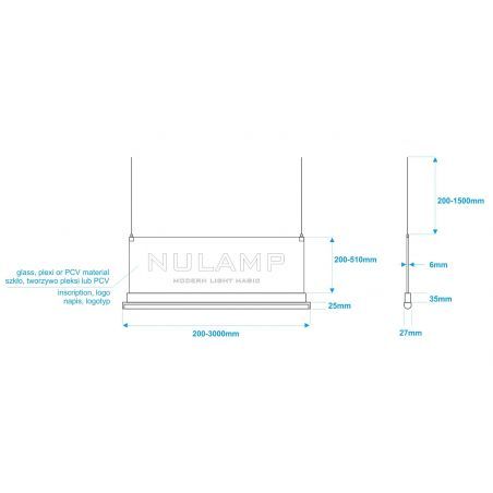 Lampa NULAMP GIP RUNDO W PLEXI 100cm, 22W + 22W, 2100lm + 2100lm, 3000K, Ra80
