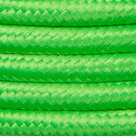 Kabel w oplocie poliestrowym 2 x 0,75 - zielony
