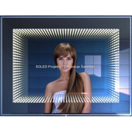 Lustro 3D LED Infinity 90x70cm